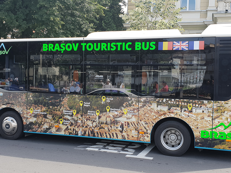 Sticker Decorare Autobuz Primaria Brasov